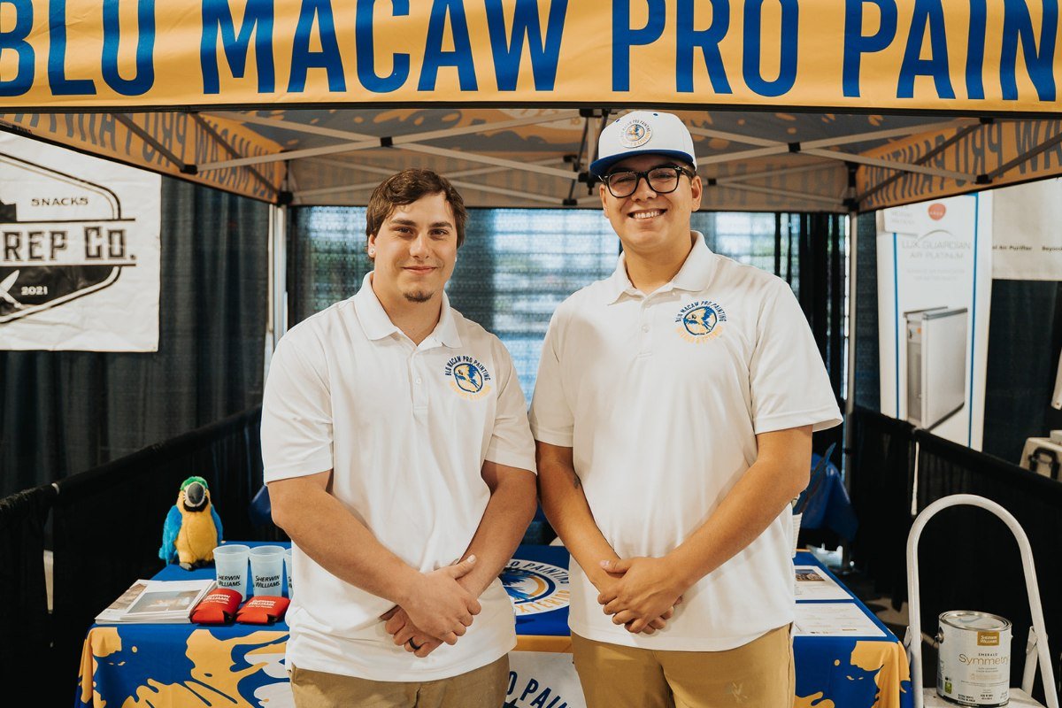 BLU Macaw Pro Painting team