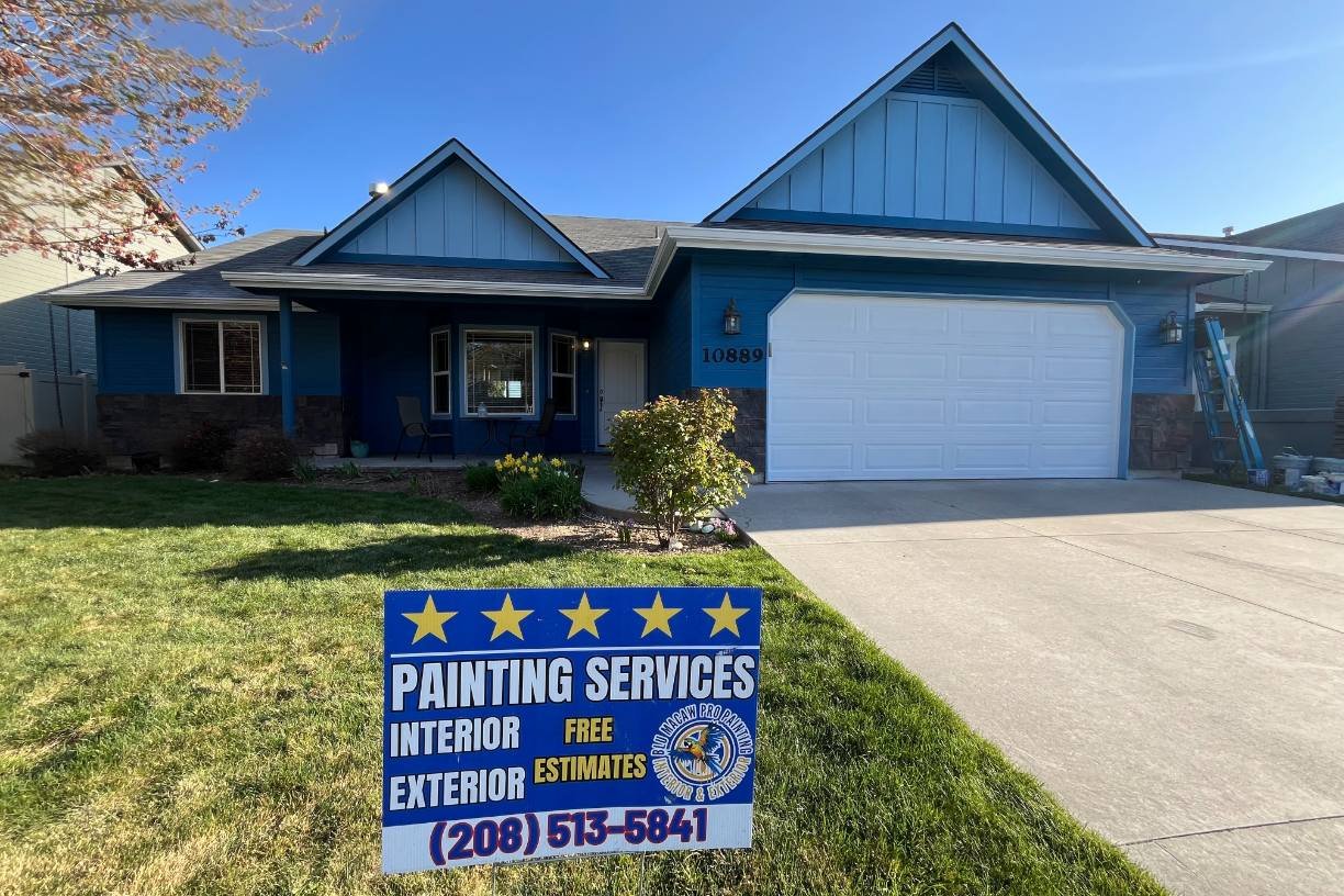Residential Exterior — Blue Home
