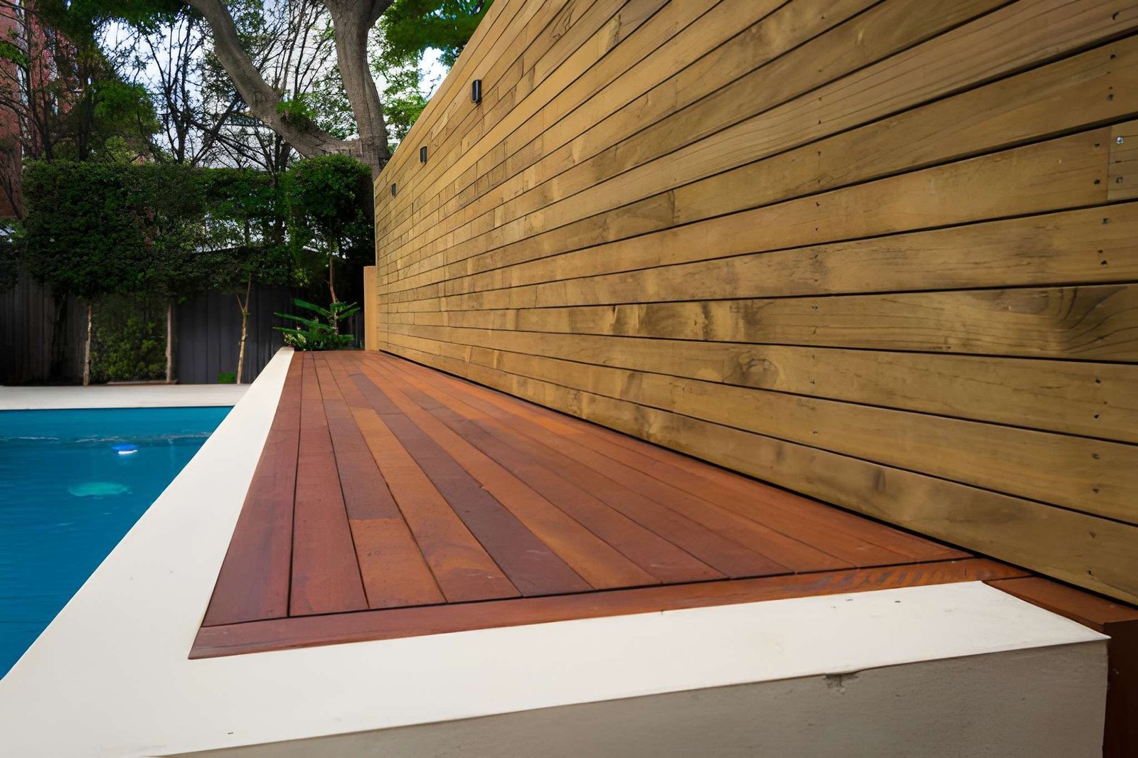 Premium deck stains and sealers application