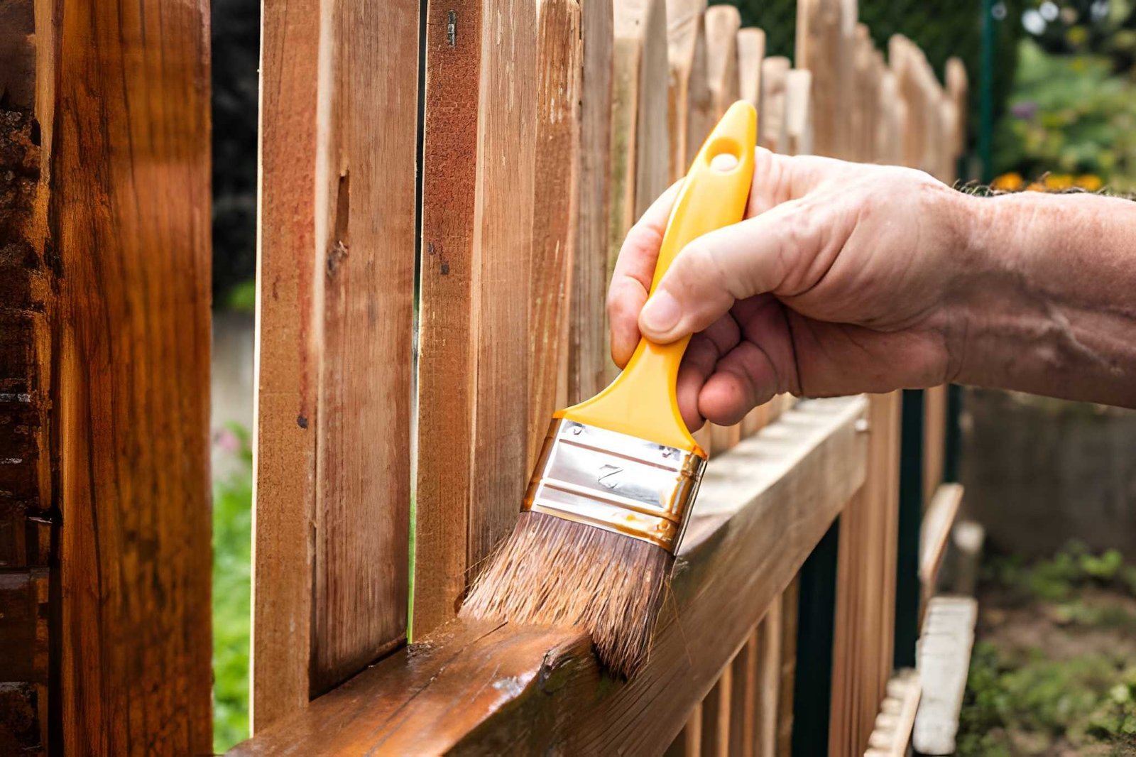 Fence Staining