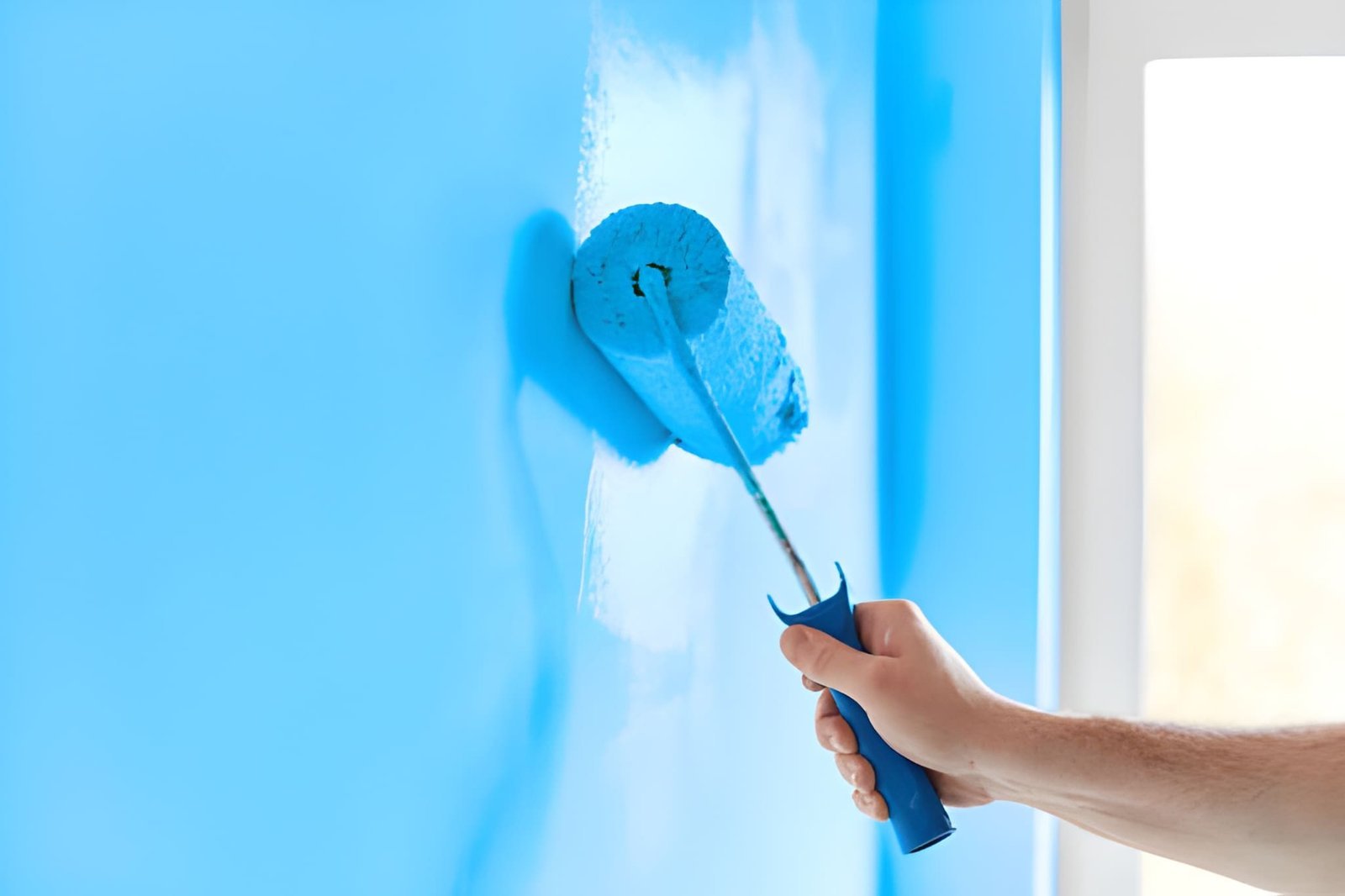 Skilled residential painting contractors at work