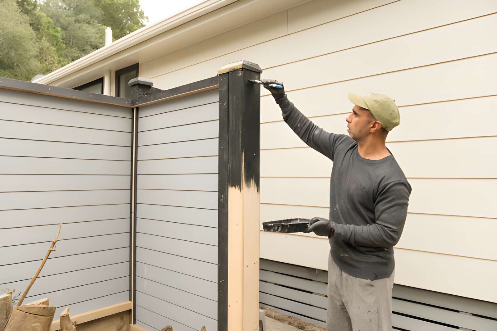 Fence Staining