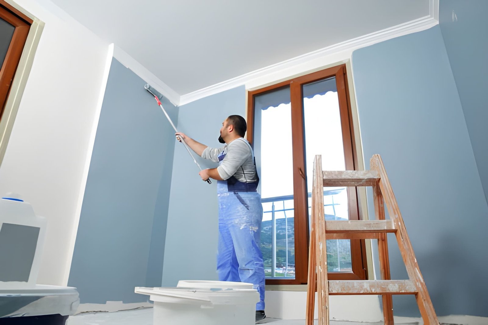 Completed residential painting project