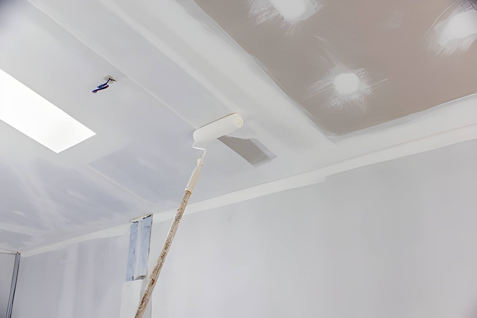 Professional residential painting crew at work